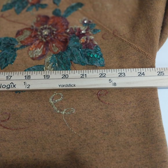 Hanes Her Way Brown Sweatshir Size XXL Vintage - Picture 4 of 8